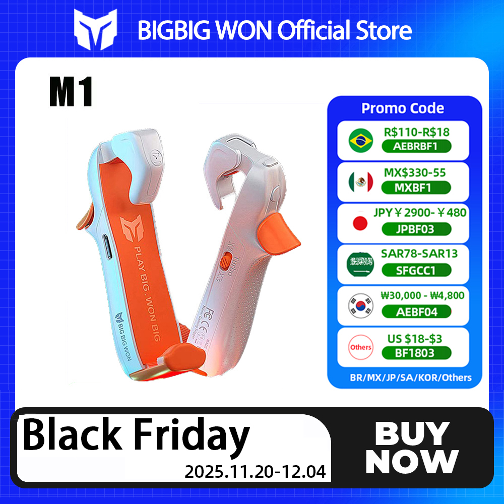 BIGBIG WON M1 Mobile Shooting  - مراجعة Gaming Keyboard Mobile وسعره