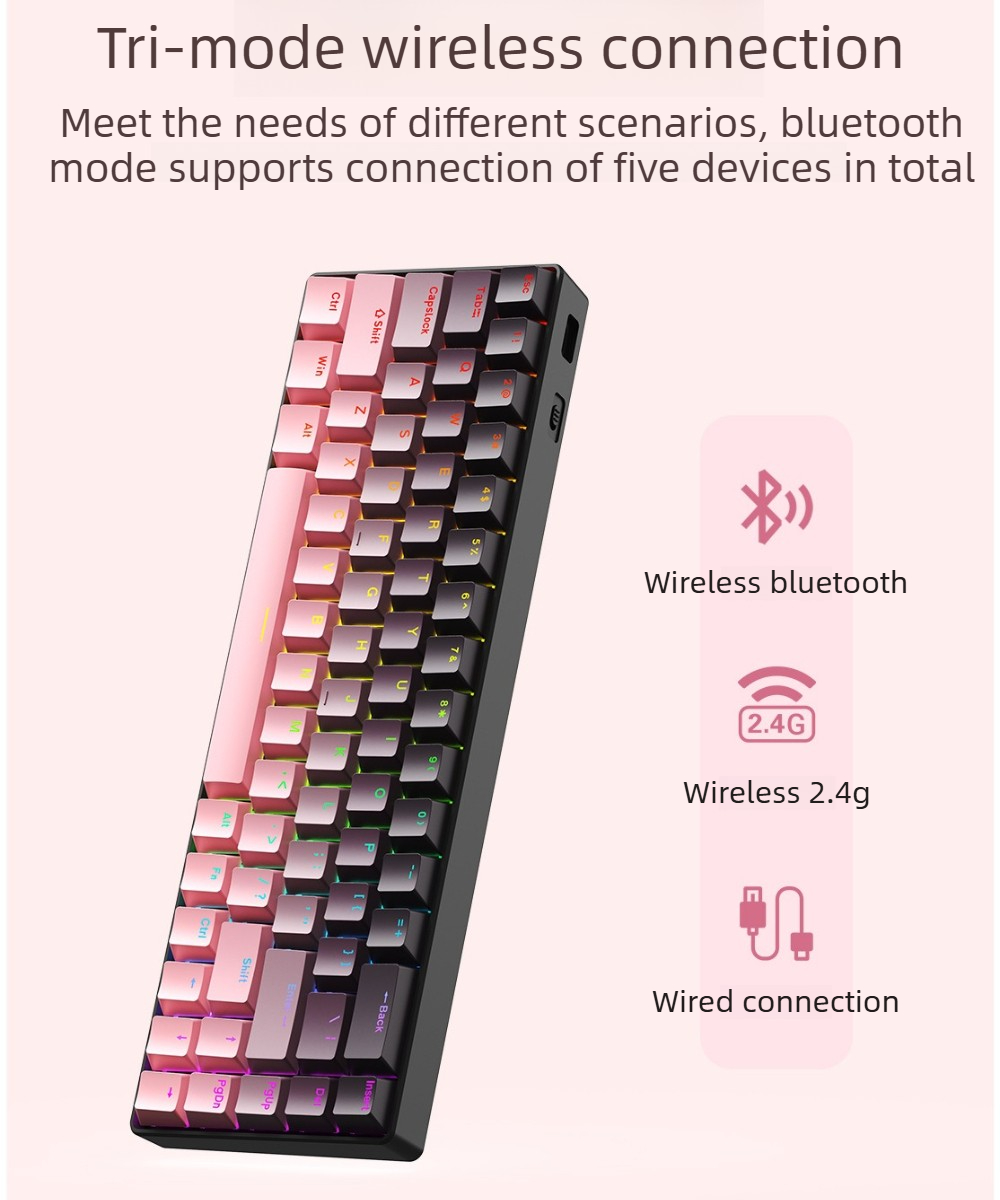 Mechanical keyboard RGB teclad - مراجعة Gaming Keyboard Mobile وسعره