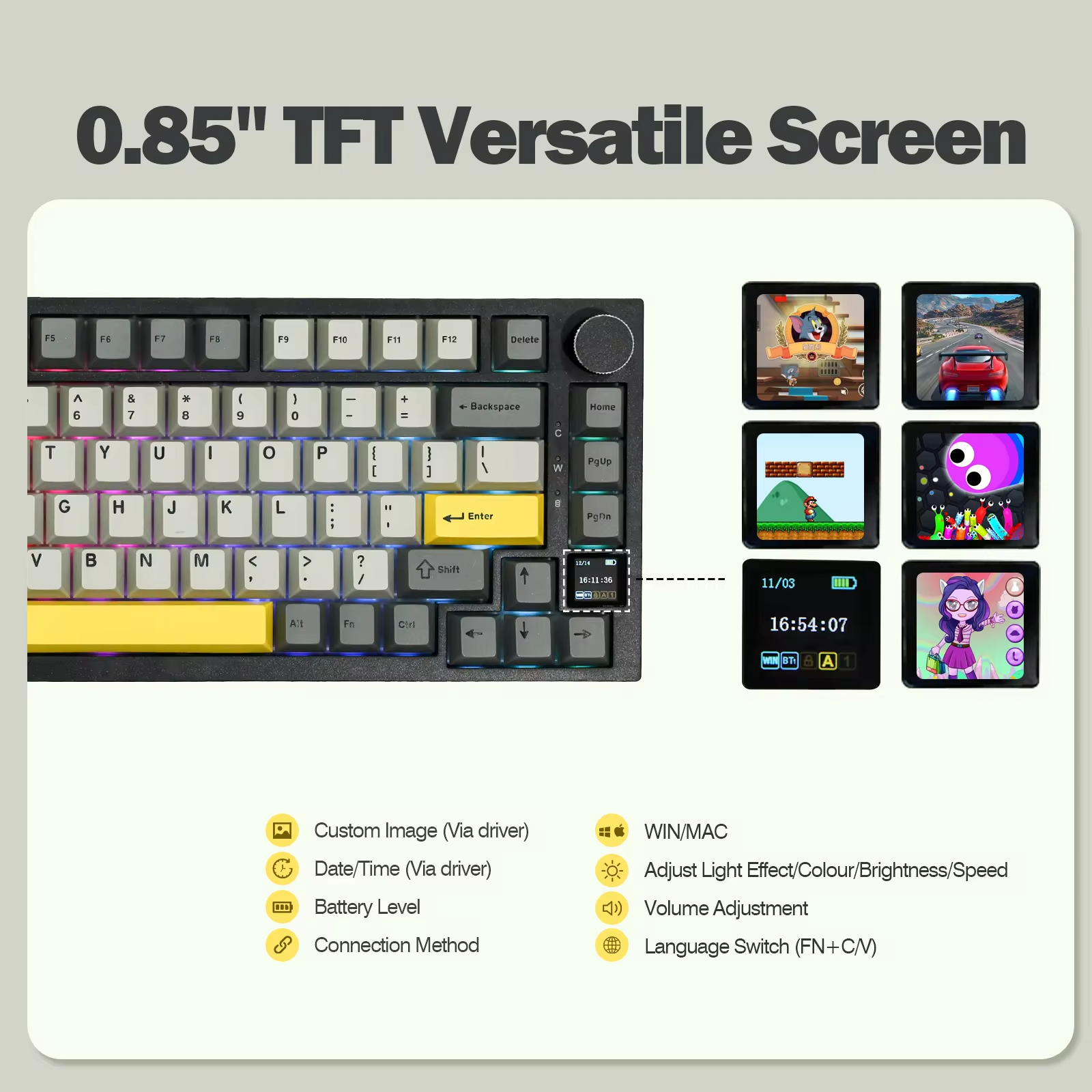Ajazz AK820 Pro 75% Gasket-mou - مراجعة Gaming Keyboard Mobile وسعره