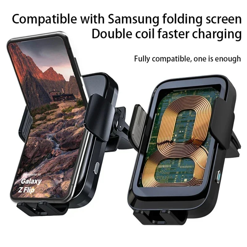 Wireless Car Charger Dual Coil - مراجعة Coiled Usb Cable وسعره