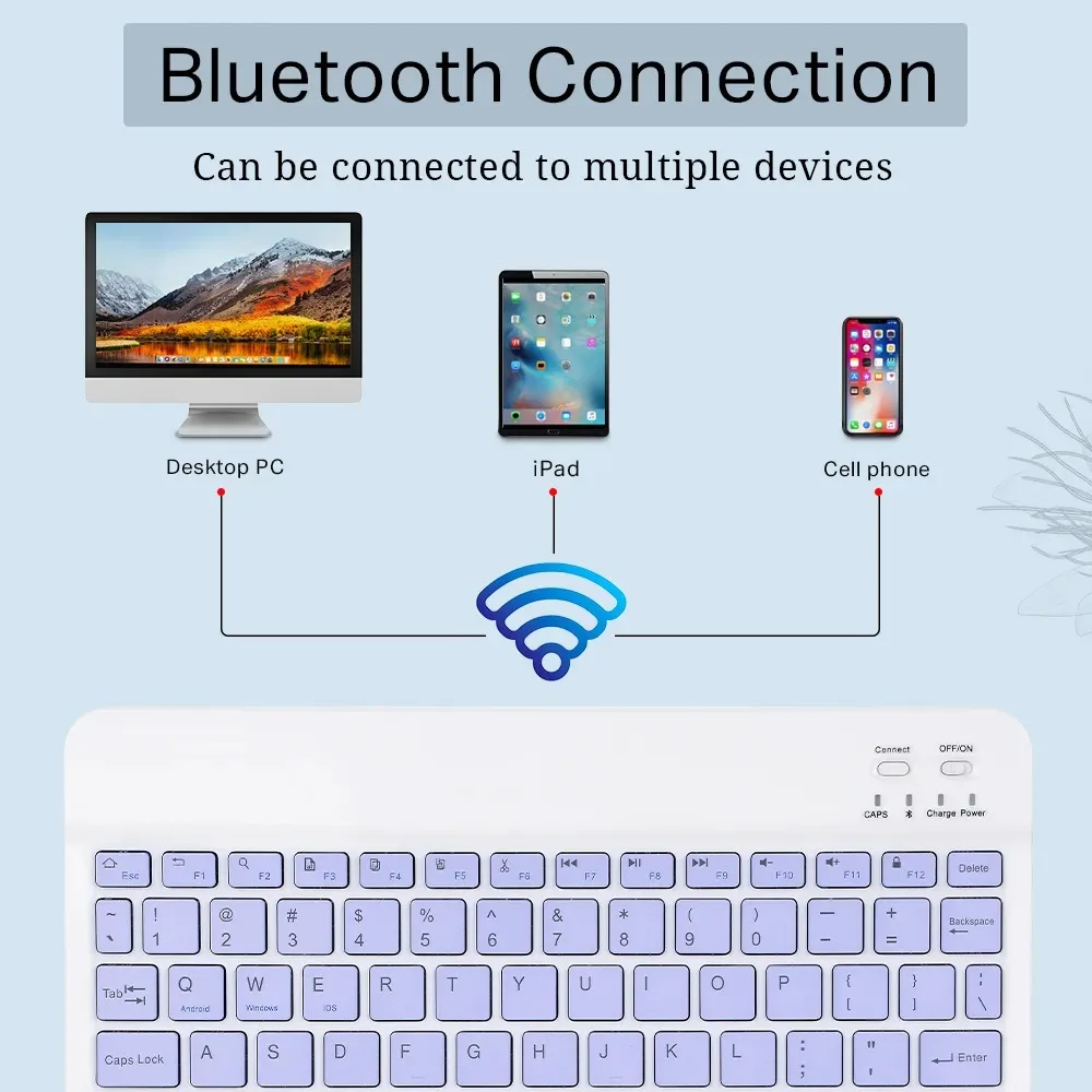 Universal 10 inch Bluetooth Wi - مراجعة Gaming Keyboard Bluetooth وسعره