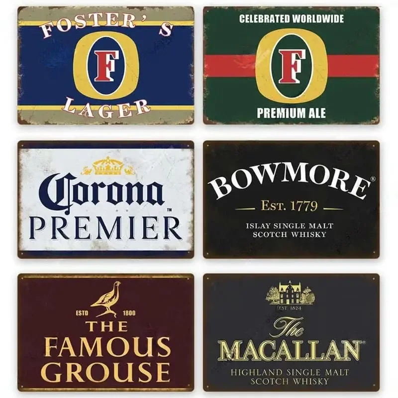 Metal Tin Poster Beer Metal Si - مراجعة Brass Weight Plate وسعره
