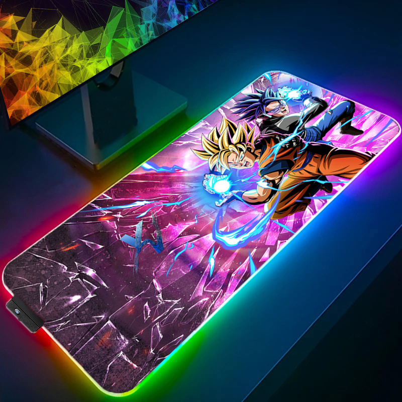 LED Mouse pad Dragon Ball Comp - مراجعة Gaming Keyboard Brands وسعره