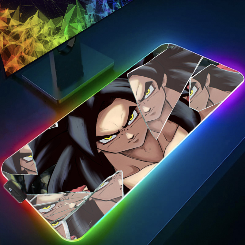 LED Mouse pad Dragon Ball Comp - مراجعة Gaming Keyboard Brands وسعره