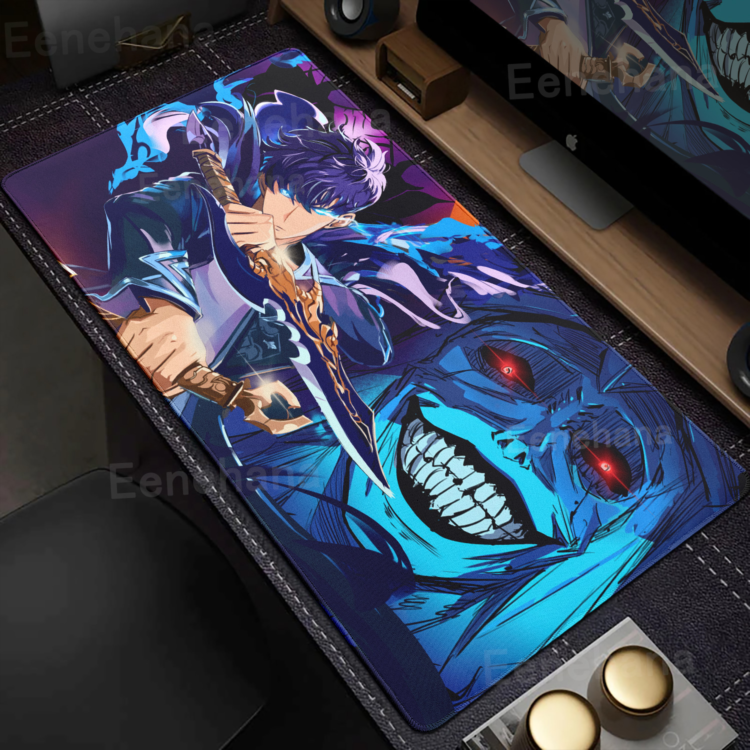 Anime Solo Leveling Mouse Pad  - مراجعة Gaming Keyboard Corsair وسعره
