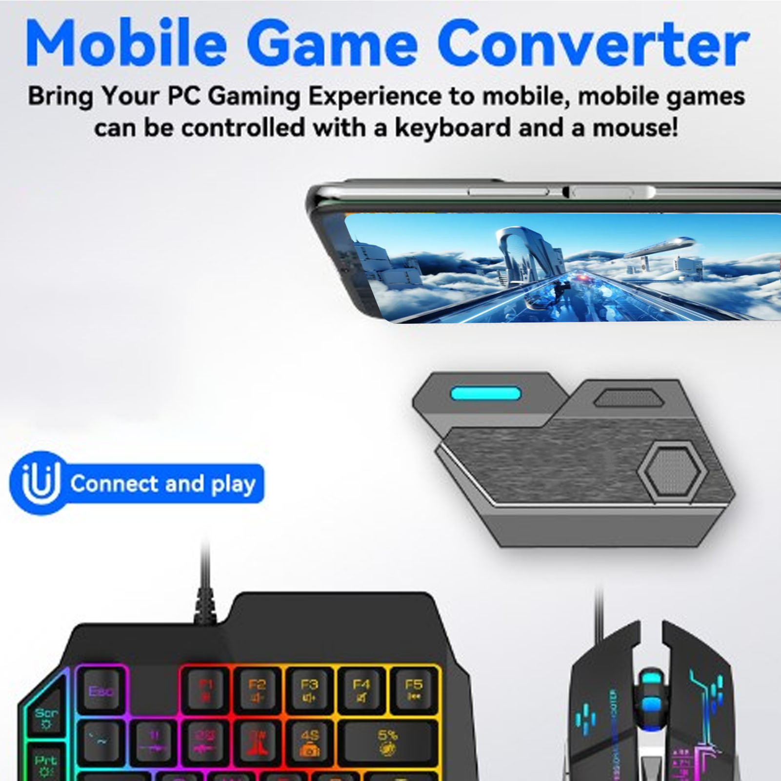 Mobile Game Combo Pack Bluetoo - مراجعة Gaming Keyboard Bluetooth وسعره