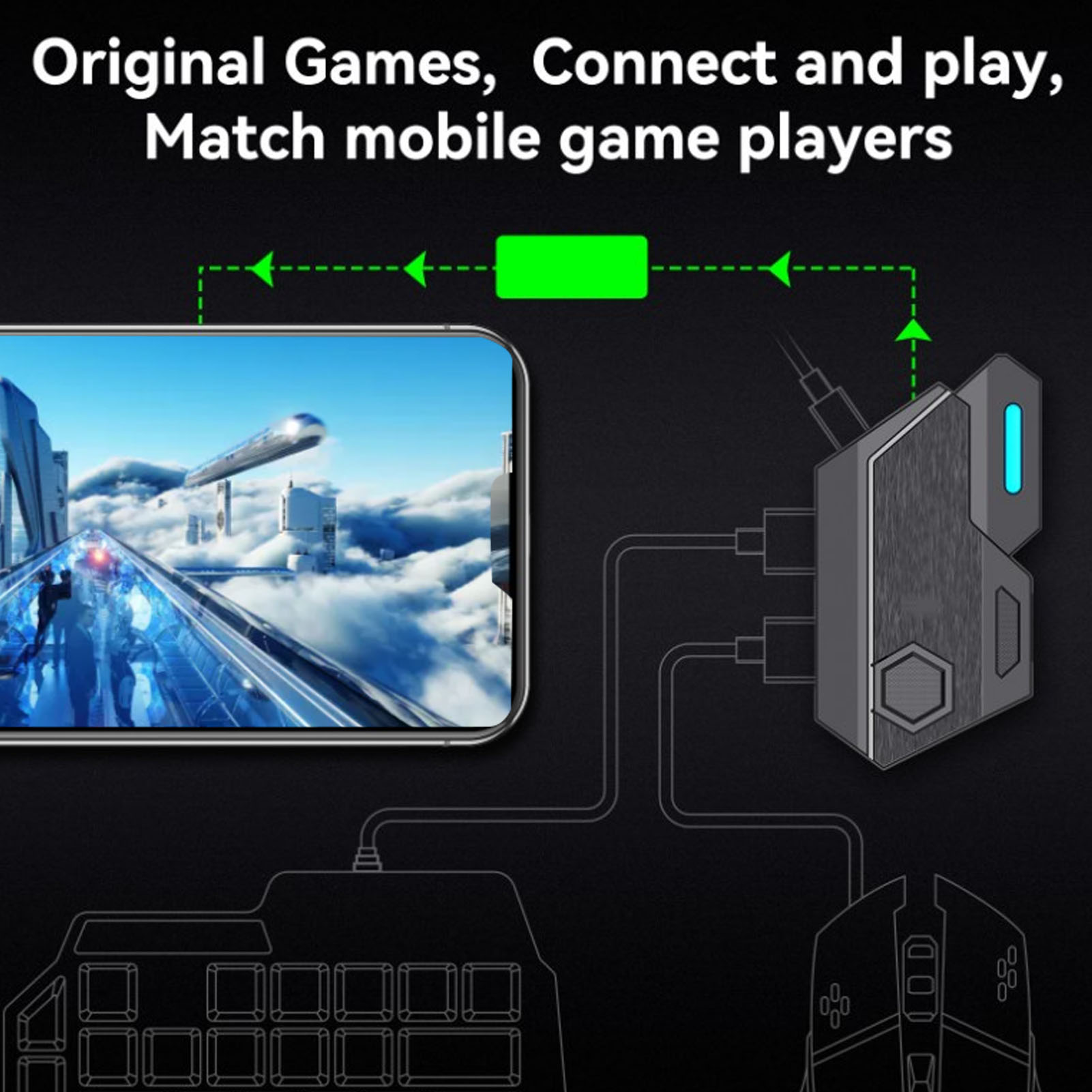 Mobile Game Combo Pack Bluetoo - مراجعة Gaming Keyboard Bluetooth وسعره