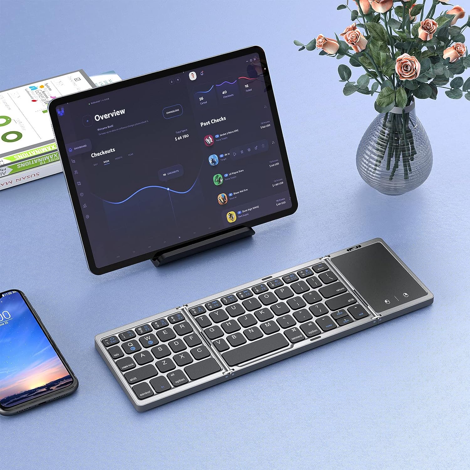 Rog Ally Foldable Bluetooth Ke - مراجعة Gaming Keyboard Bluetooth وسعره