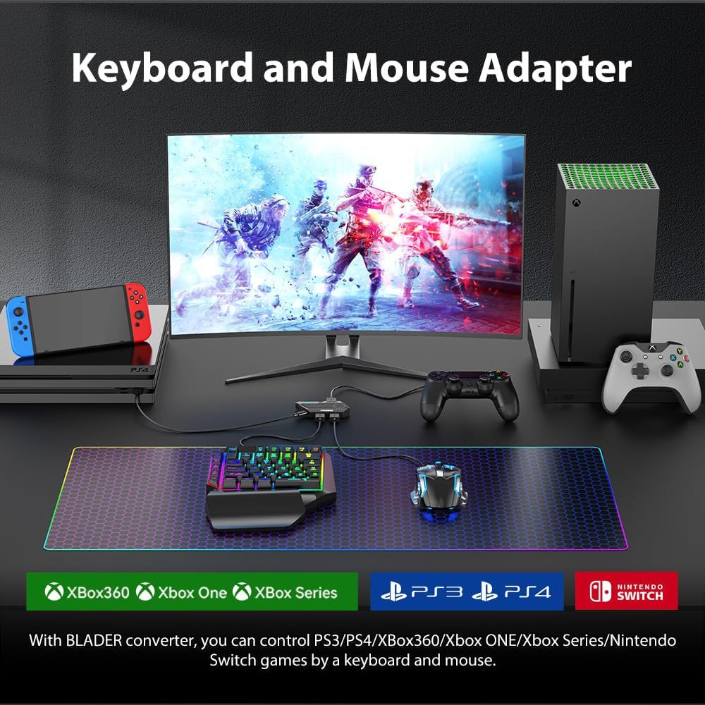 Mobile Games Converter Mobilad - مراجعة Gaming Keyboard And Mouse For Xbox وسعره