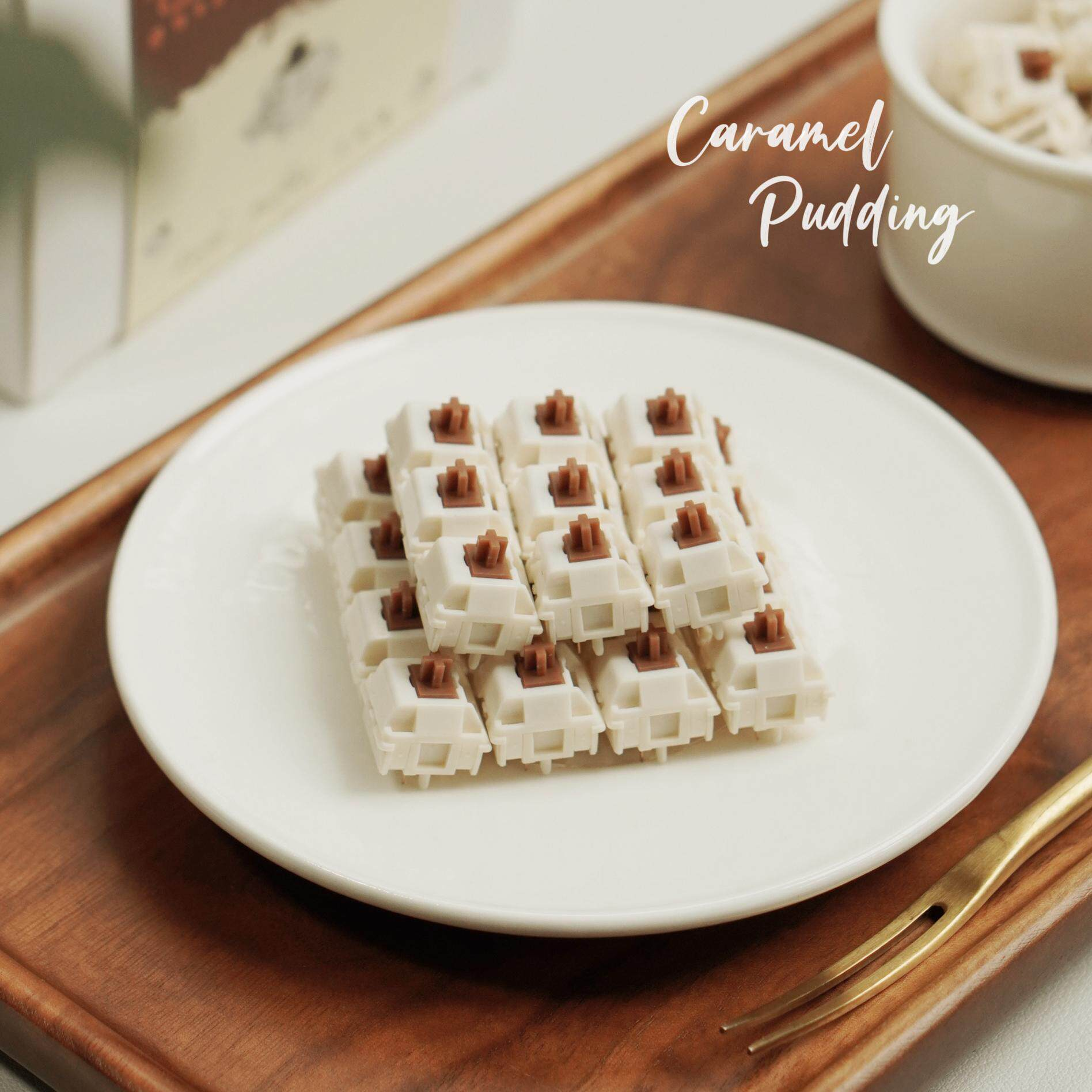 HMX Caramel Pudding V2 Switch  - مراجعة Gaming Keyboard Thocky وسعره
