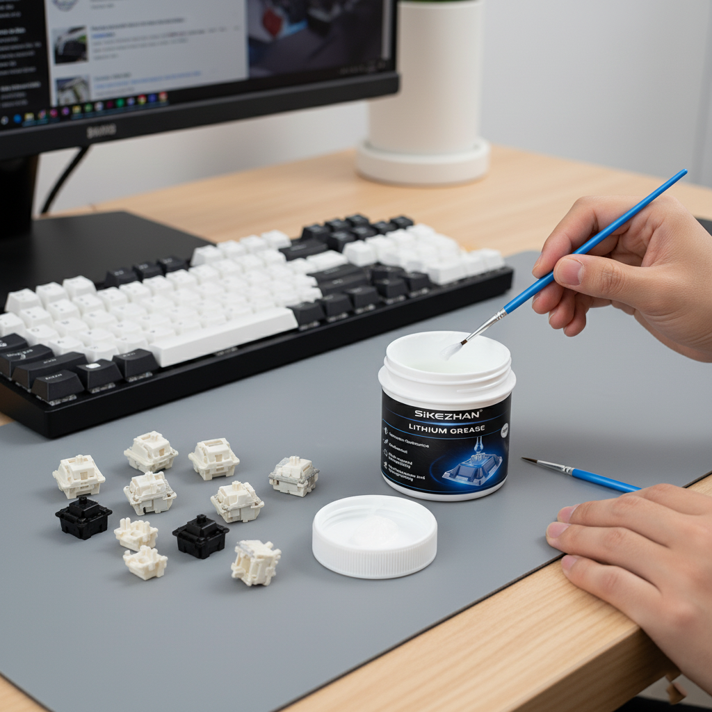 100G Keyboard Lithium Grease L - مراجعة Keyboard Lube Kit وسعره