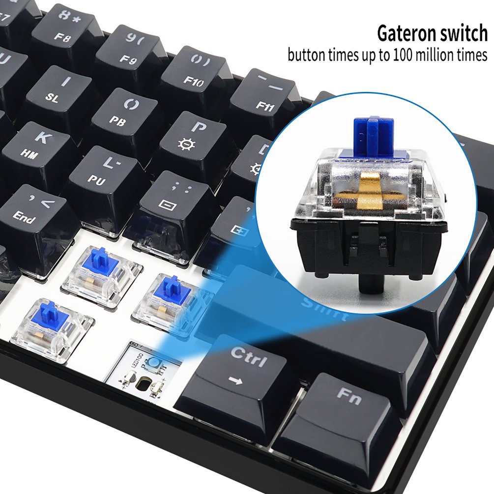 SKYLOONG GK61 Mini Portable 60 - مراجعة Gaming Keyboard Bluetooth وسعره