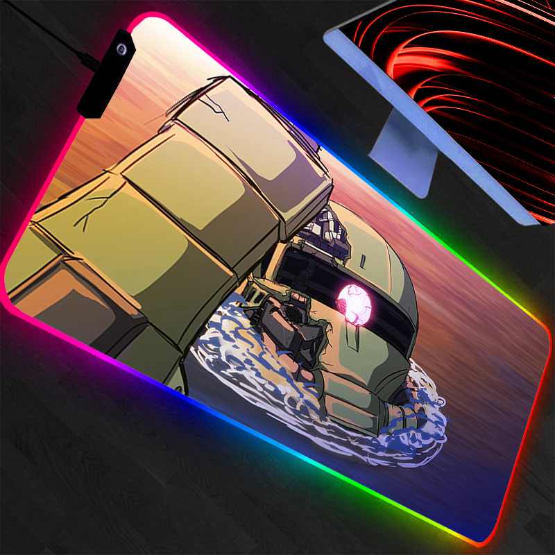 Large Mouse Pad Mobile Suit Gu - مراجعة Gaming Keyboard Mobile وسعره