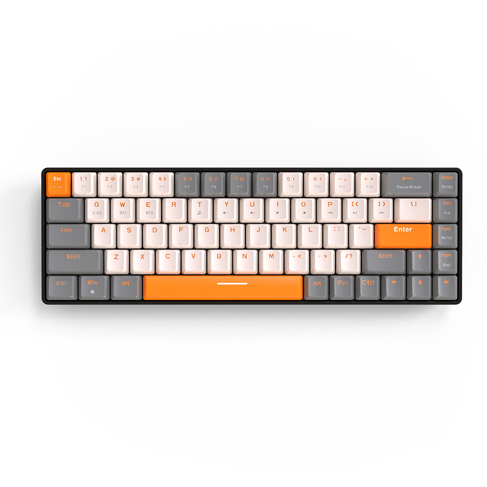 65% Wireless Mechanical Keyboa - مراجعة Gaming Keyboard Blue Switches وسعره