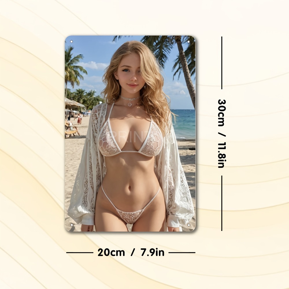 Blonde Bikini Curvy Girl Sexy  - مراجعة Brass Weight Plate وسعره