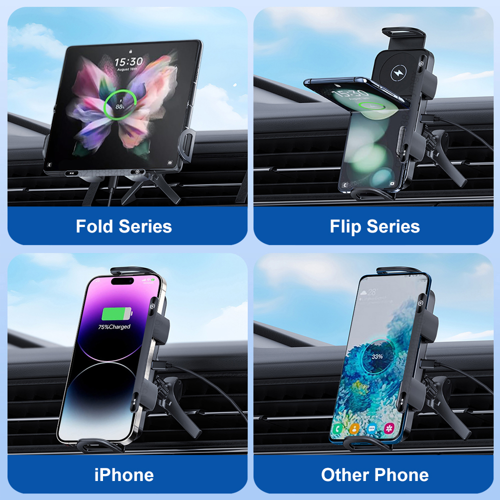 Car Wireless Charger Dual Coil - مراجعة Coiled Usb Cable وسعره