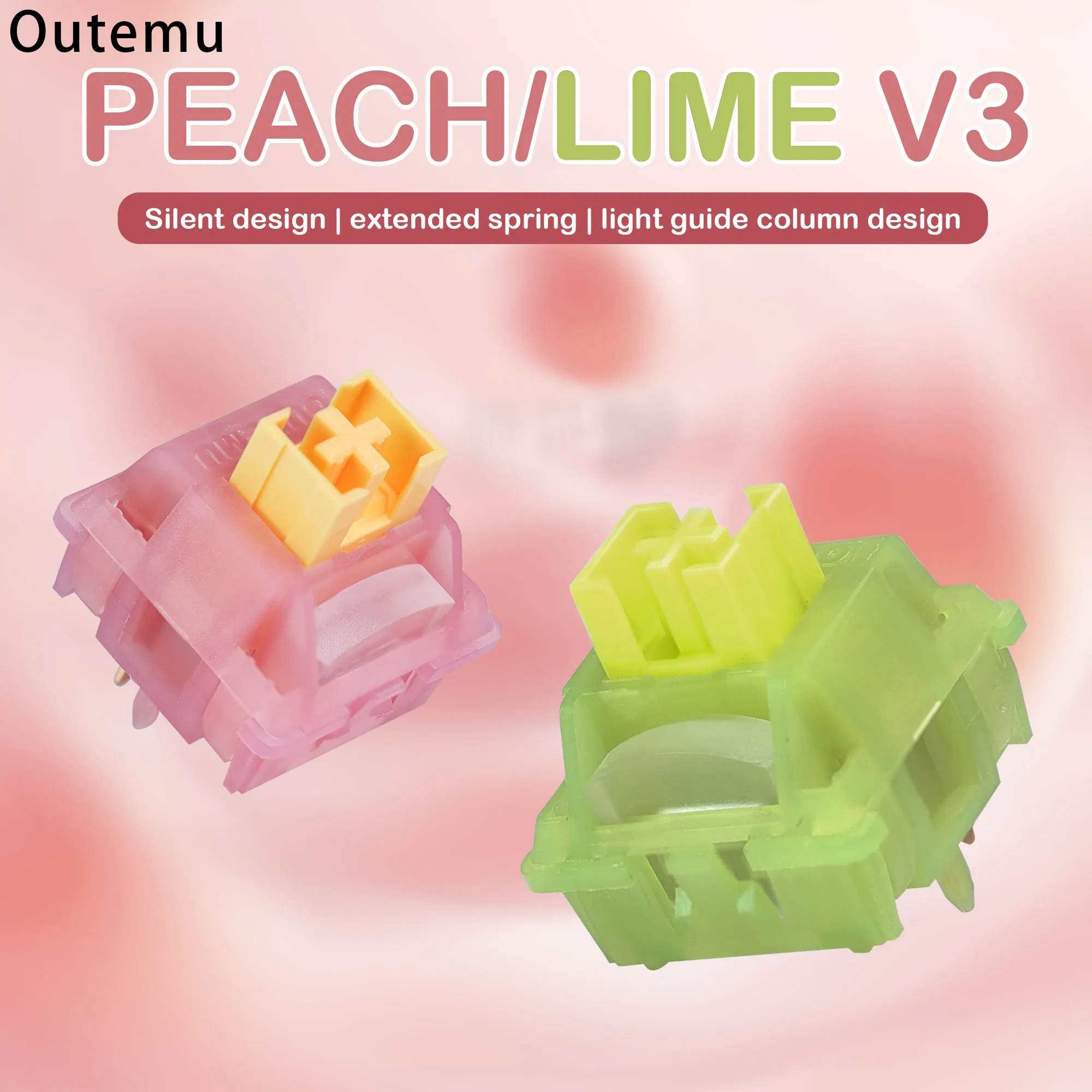 Outemu Silent Peach V3 Switch  - مراجعة Keyboard Lube Kit وسعره