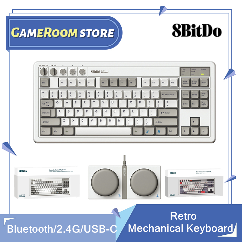8Bitdo Retro Mechanical Keyboa - مراجعة Gaming Keyboard Bluetooth وسعره