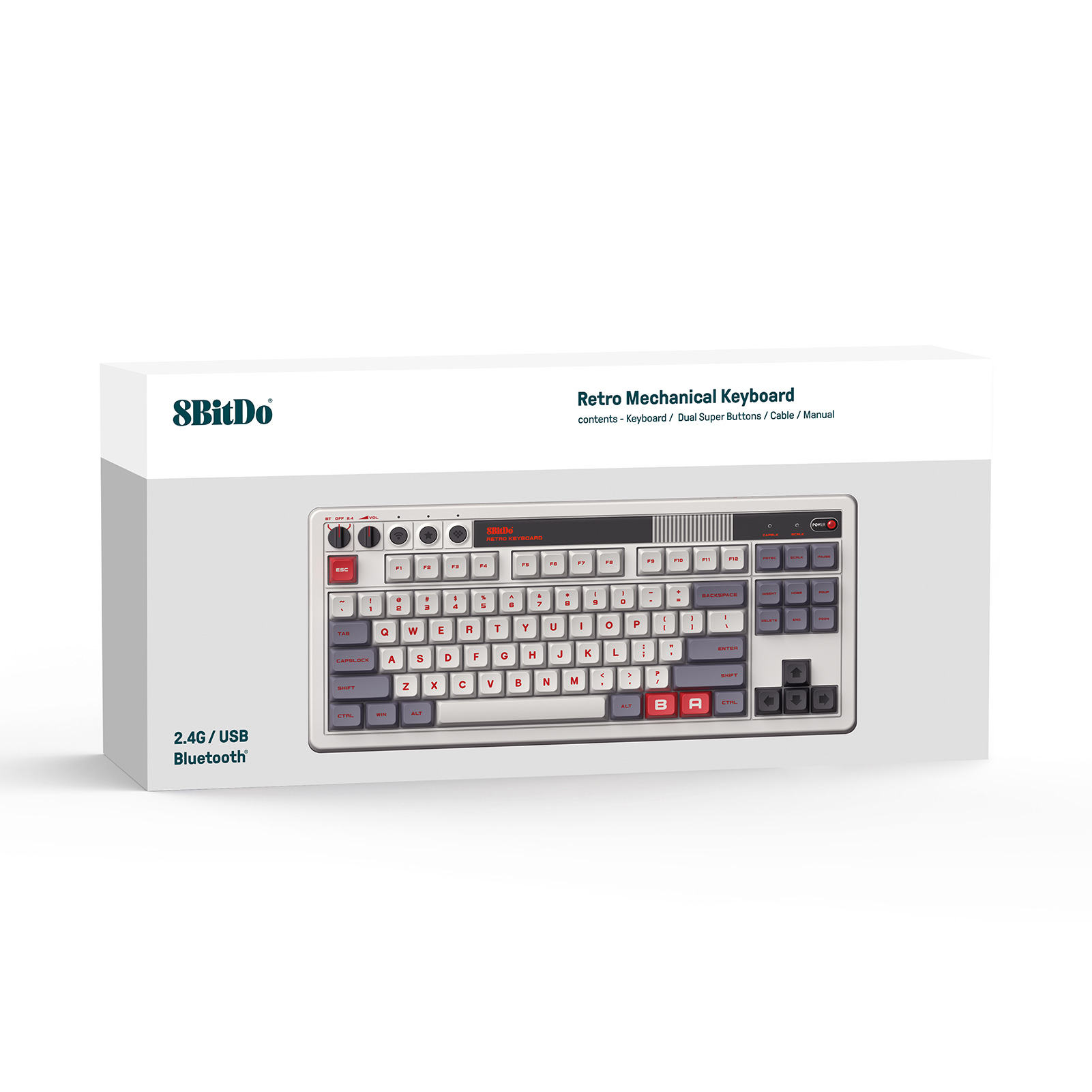 8Bitdo Retro Mechanical Keyboa - مراجعة Gaming Keyboard Bluetooth وسعره