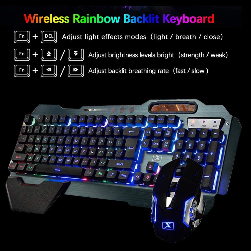 MAMBASNAKE K680 Wireless Recha - مراجعة Gaming Keyboard And Mouse For Xbox وسعره