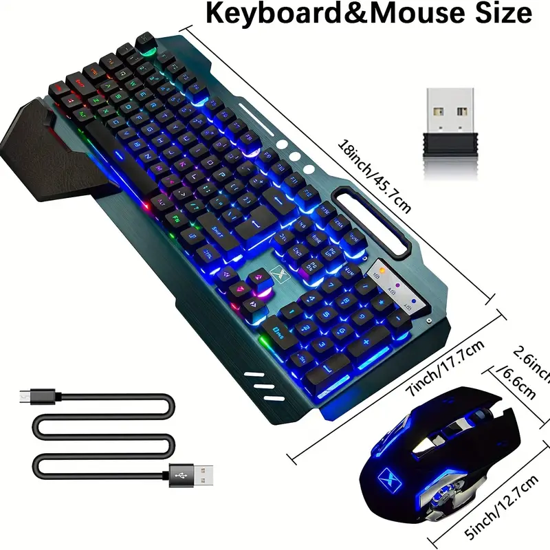 MAMBASNAKE K680 Wireless Recha - مراجعة Gaming Keyboard And Mouse For Xbox وسعره