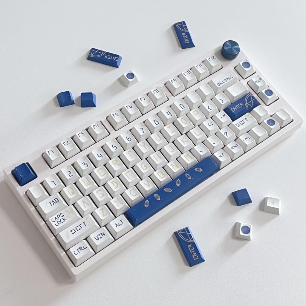 132 Keys Constellation Cherry  - مراجعة Gaming Keyboard Blue Switches وسعره
