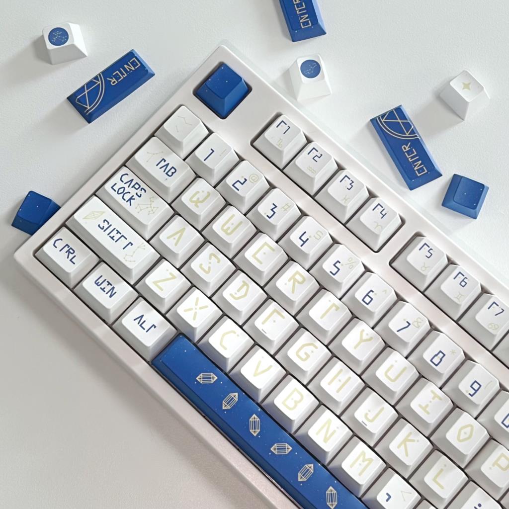 132 Keys Constellation Cherry  - مراجعة Gaming Keyboard Blue Switches وسعره
