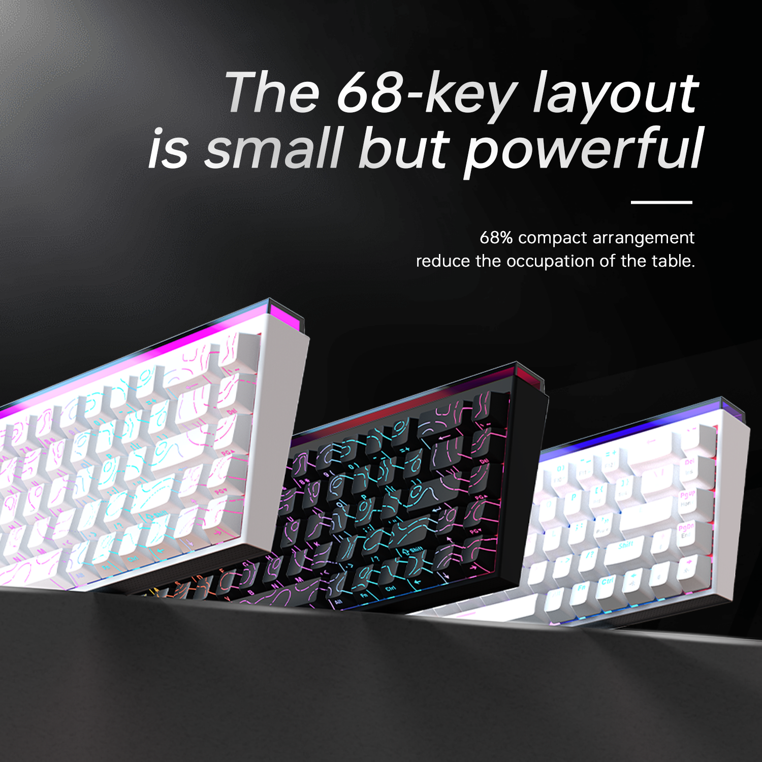 New Ajazz Nacodex Nk68 Mechani - مراجعة Gaming Keyboard Blue Switches وسعره