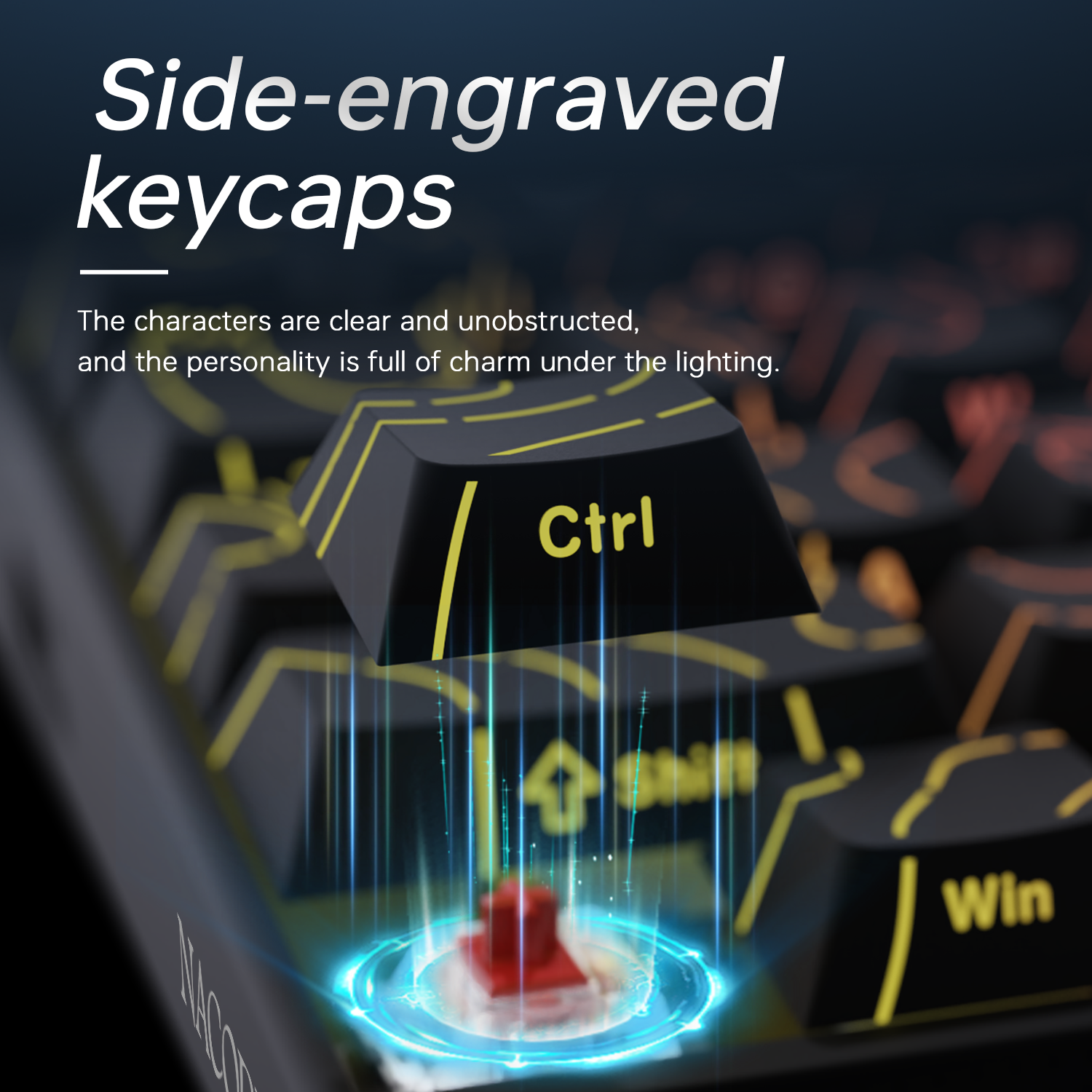 New Ajazz Nacodex Nk68 Mechani - مراجعة Gaming Keyboard Blue Switches وسعره