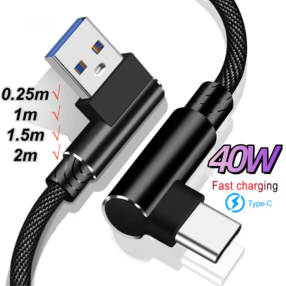 40W USB C Ports Fast Charge Ca - مراجعة Coiled Usb Cable وسعره