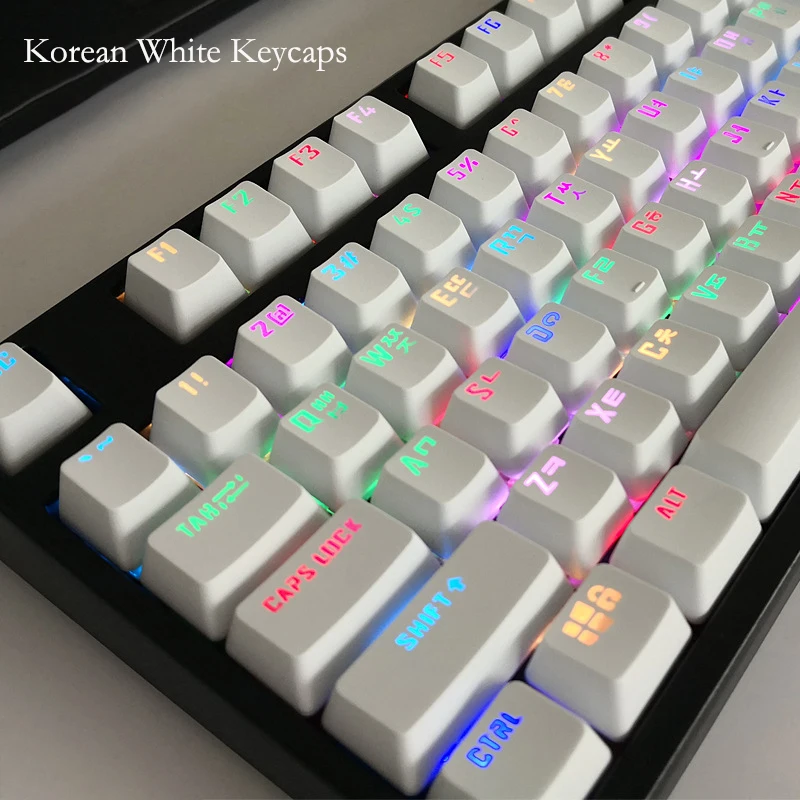 104 Keys Russian Korean Backli - مراجعة Gaming Keyboard Blue Switches وسعره