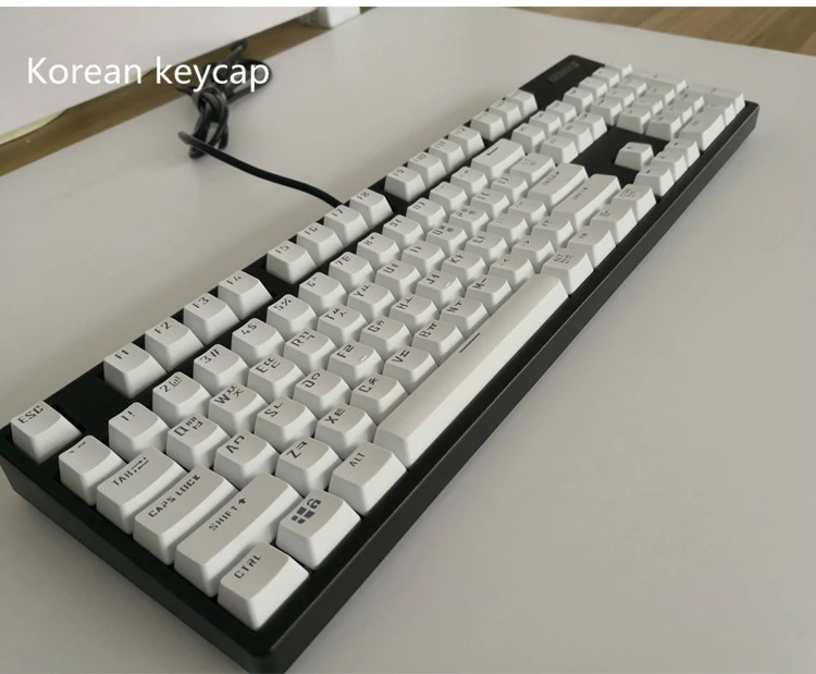 104 Keys Russian Korean Backli - مراجعة Gaming Keyboard Blue Switches وسعره