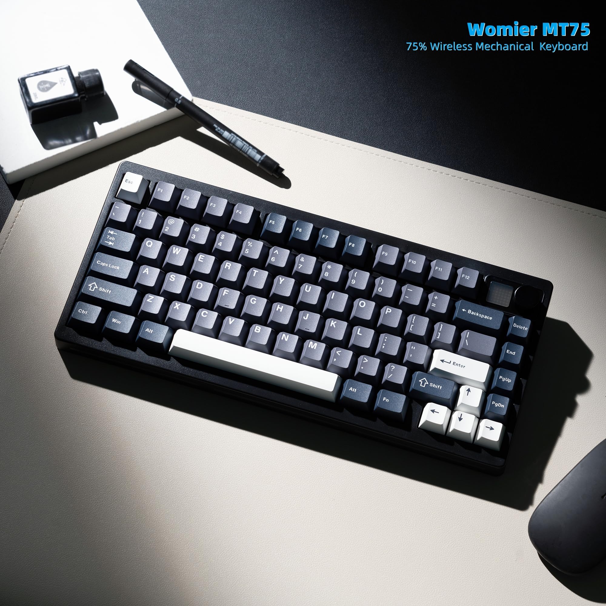 Womier MT75 Wireless Mechanica - مراجعة Gaming Keyboard Thocky وسعره