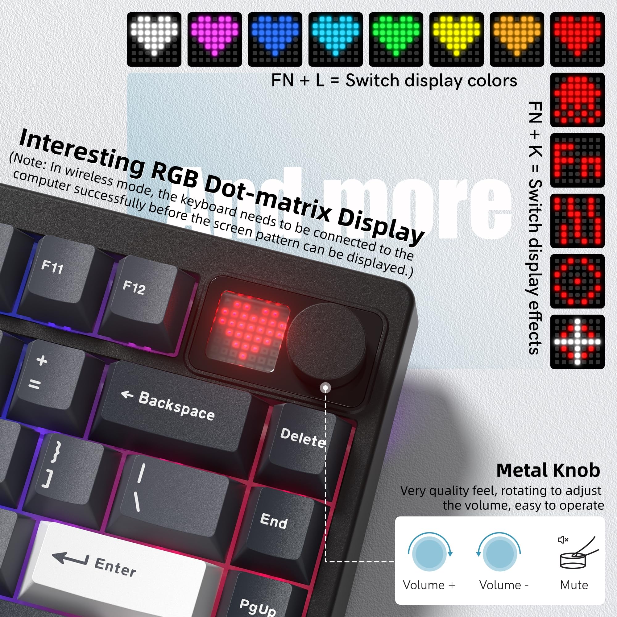 Womier MT75 Wireless Mechanica - مراجعة Gaming Keyboard Thocky وسعره