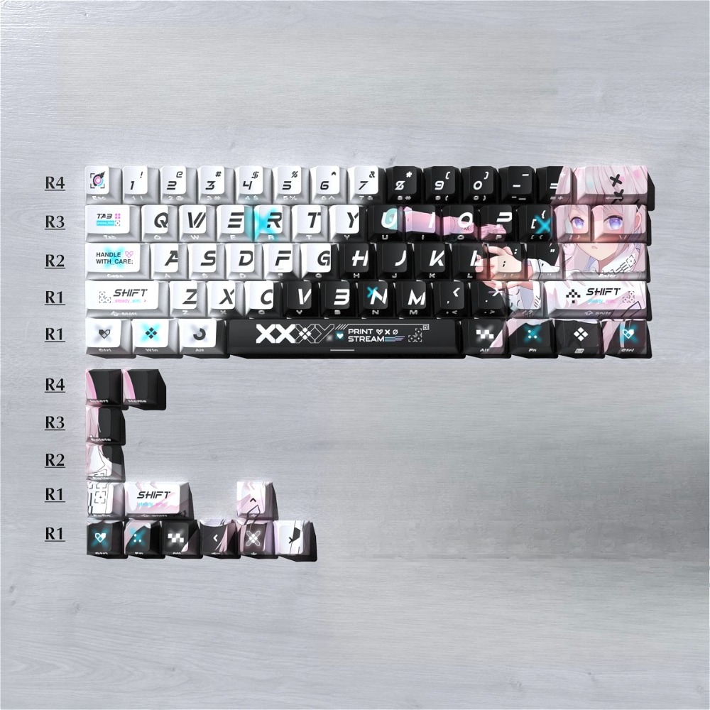 Double-shot Side Print Thocky  - مراجعة Gaming Keyboard Thocky وسعره