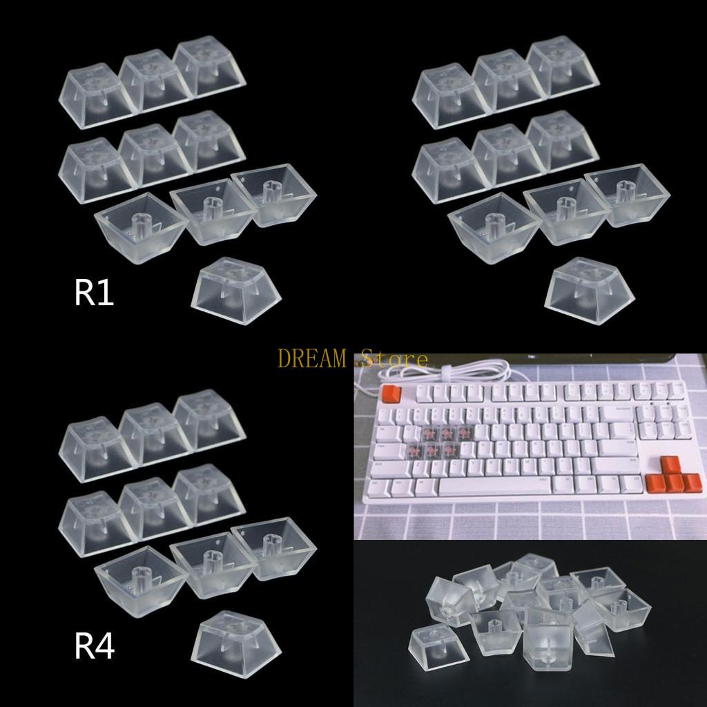 10Pcs Transparent ABS Universa - مراجعة Gaming Keyboard Best وسعره
