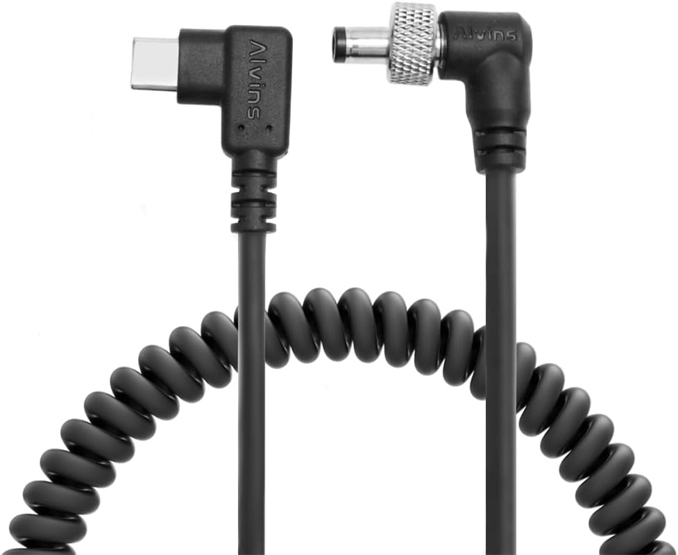 Alvin's Cables PD USB-C Type-C - مراجعة Coiled Usb Cable وسعره