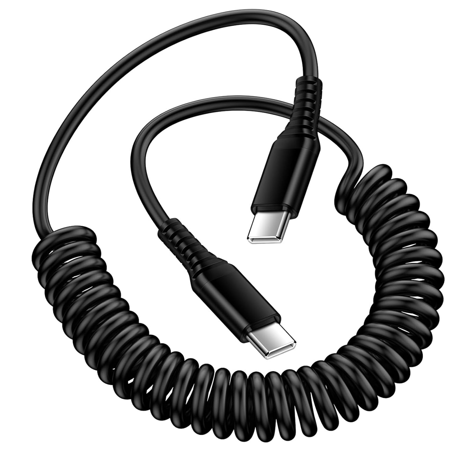 Android Auto USB C to USB C Ca - مراجعة Coiled Usb Cable وسعره