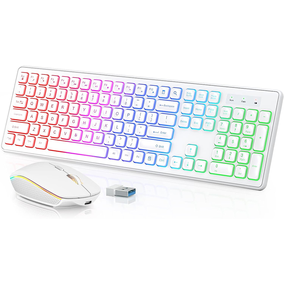 Backlit Wireless Keyboard and  - مراجعة Gaming Keyboard Bluetooth وسعره
