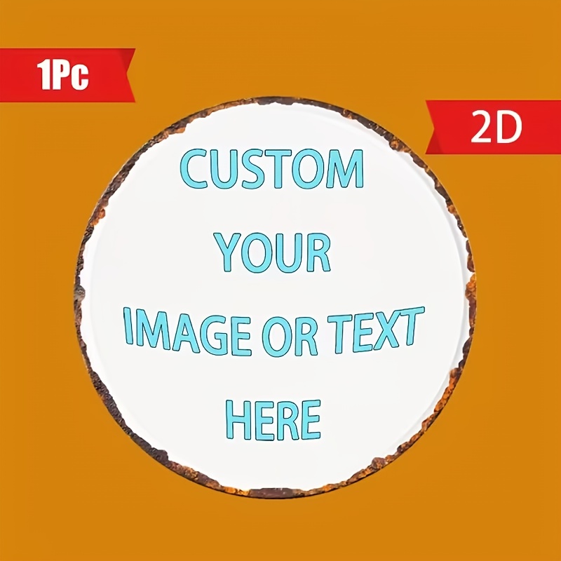 Custom Round Metal Tin Sign, P - مراجعة Brass Weight Plate وسعره