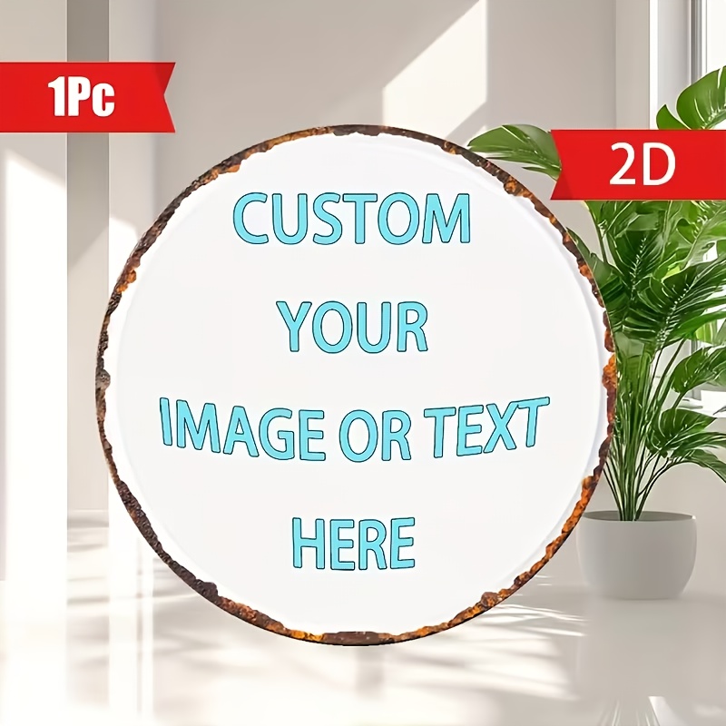 Custom Round Metal Tin Sign, P - مراجعة Brass Weight Plate وسعره